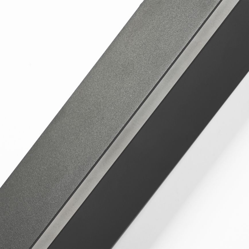 Brilagi - Aplique de pared exterior LED LINEAR LED/22W/230V 3000K IP65 100 cm antracita