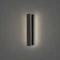 Brilagi - Aplique de pared exterior LED LINEAR, 8W, 230V, 4000K, IP65, 30 cm, negro