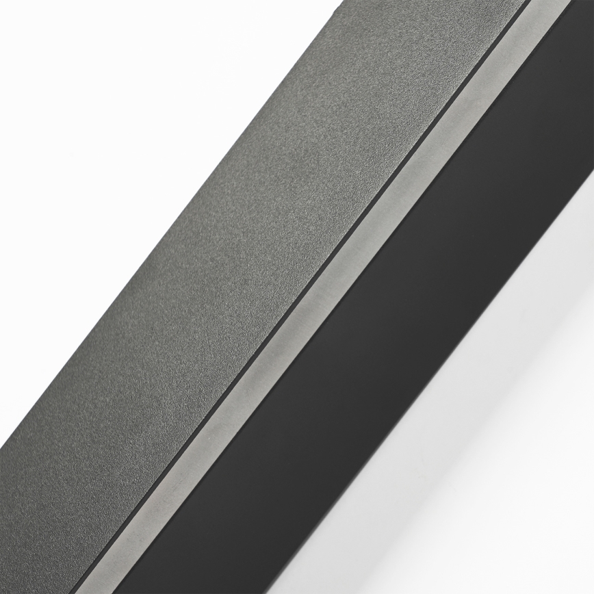 Brilagi - Aplique de pared exterior LED LINEAR LED/8W/230V 3000K IP65 30 cm antracita