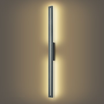 Brilagi - Aplique de pared exterior LED LINEO LED/24W/230V 3000K IP65 100 cm antracita CRI 90
