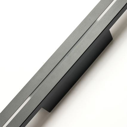 Brilagi - Aplique de pared exterior LINEO LED/24W/230V 3000K IP65 100 cm negro