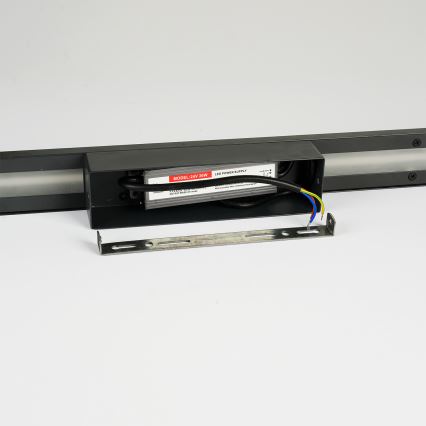 Brilagi - Aplique de pared exterior LINEO LED/24W/230V 3000K IP65 100 cm negro