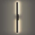 Brilagi - Aplique de pared exterior LED LUNA LED/24W/230V 4000K IP65 100 cm negro