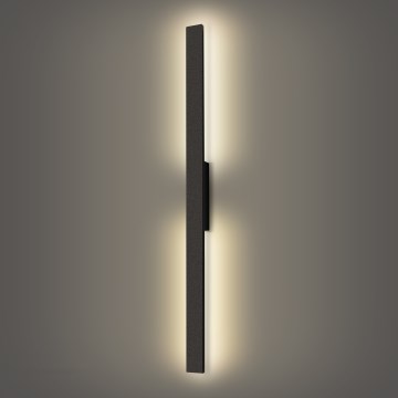 Brilagi - Aplique de pared exterior LED LUNA LED/24W/230V 4000K IP65 100 cm negro