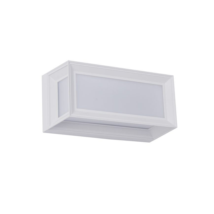 Brilagi - Aplique LED de pared exterior PARKER LED/12W/230V 3000/4500/6000K blanco IP44