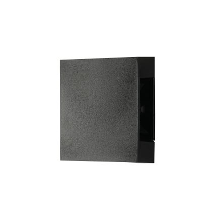 Brilagi - Aplique de pared exterior LED QUADRAY LED/4W/230V negro IP65
