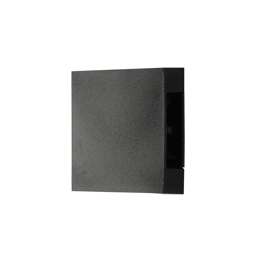 Brilagi - Aplique de pared exterior LED QUADRAY LED/4W/230V negro IP65