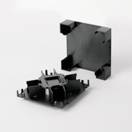 Brilagi - Aplique de pared exterior LED QUADRAY LED/4W/230V negro IP65