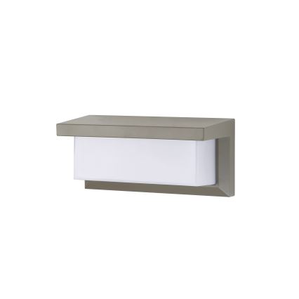 Brilagi - Aplique de pared exterior LED RGBW regulable BRICKY 1xE27/15W/230V 2700-6500K IP54 gris