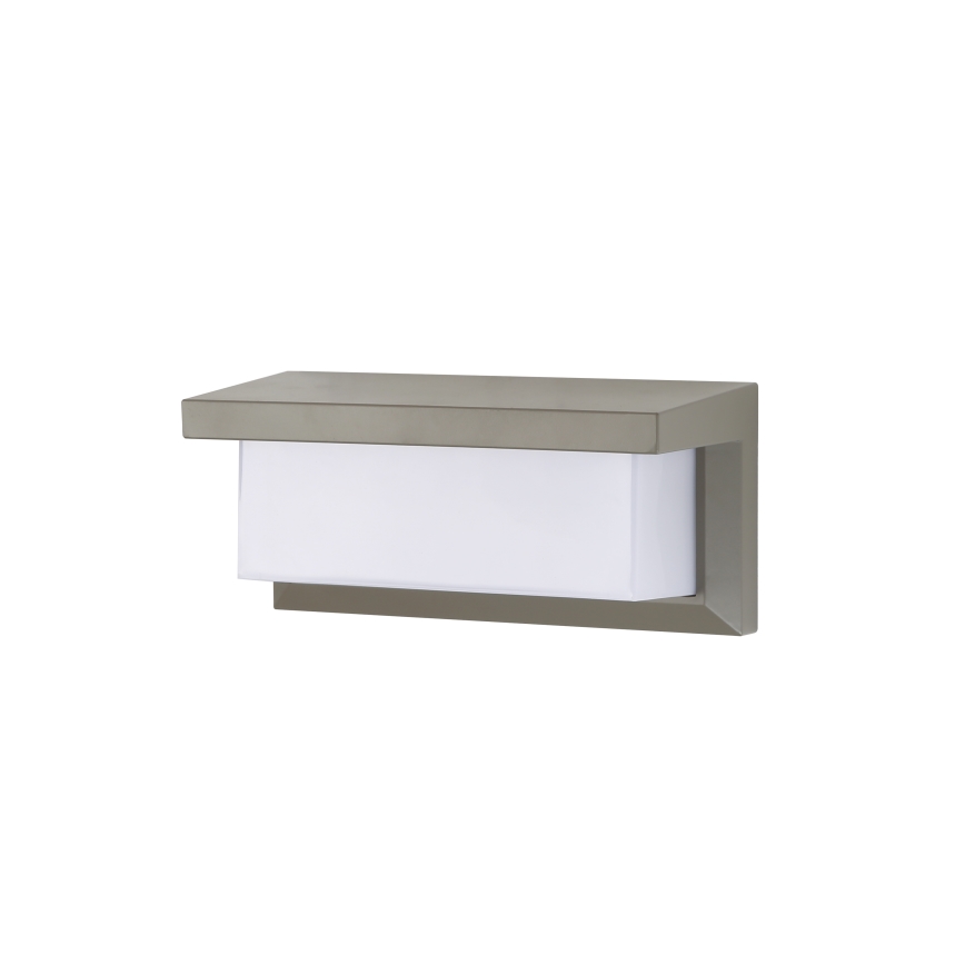 Brilagi - Aplique de pared exterior LED RGBW regulable BRICKY 1xE27/15W/230V 2700-6500K IP54 gris