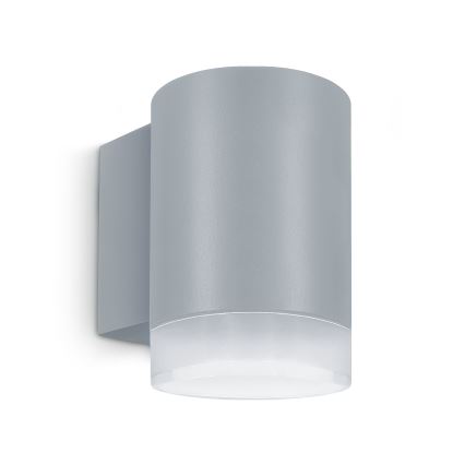 Brilagi - Aplique de pared exterior LED RGBW regulable MATERA 1xGU10/6W/230V 3000K IP54 gris + mando a distancia