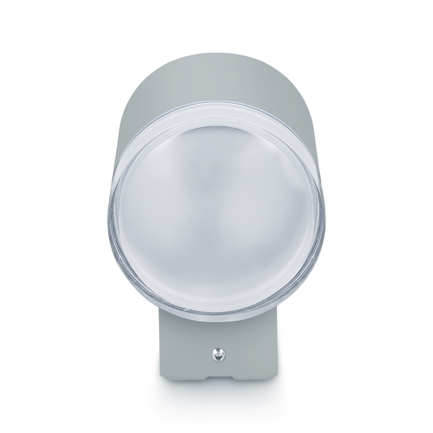 Brilagi - Aplique de pared exterior LED RGBW regulable MATERA 1xGU10/6W/230V 3000K IP54 gris + mando a distancia