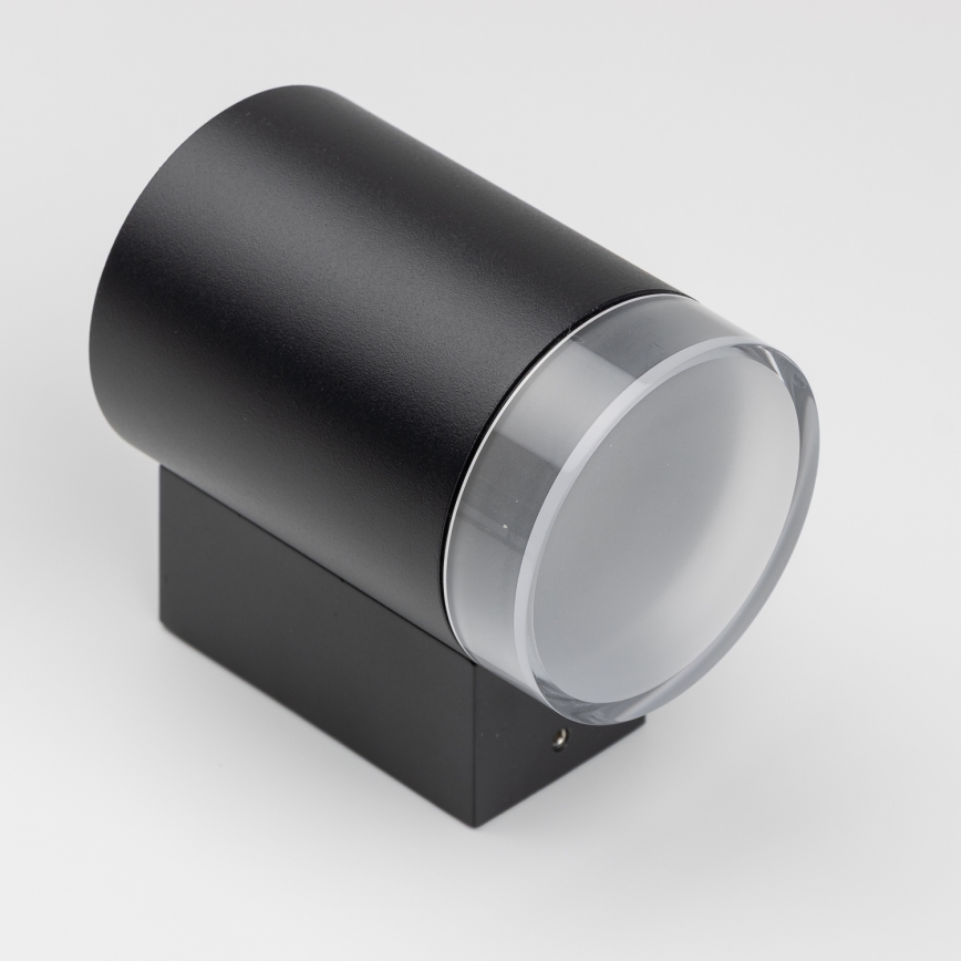 Brilagi - Aplique LED RGBW regulable de pared para exterior MATERA 1xGU10/6W/230V 3000K IP54 negro + mando a distancia