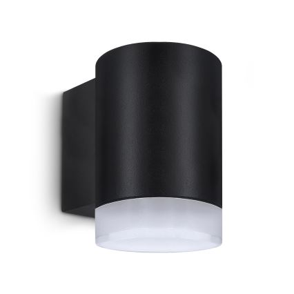Brilagi - Aplique LED RGBW regulable de pared para exterior MATERA 1xGU10/6W/230V 3000K IP54 negro + mando a distancia