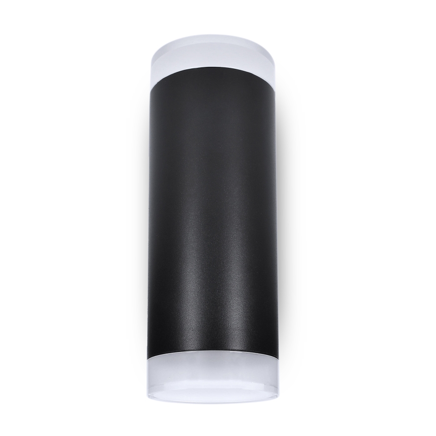Brilagi - Aplique de pared exterior LED RGBW regulable MATERA 2xGU10/6W/230V 3000K IP54 negro + mando a distancia