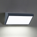 Brilagi - Aplique de pared exterior LED RGBW regulable TRIANGLE 1xE27/15W/230V 2700-6500K IP65 antracita