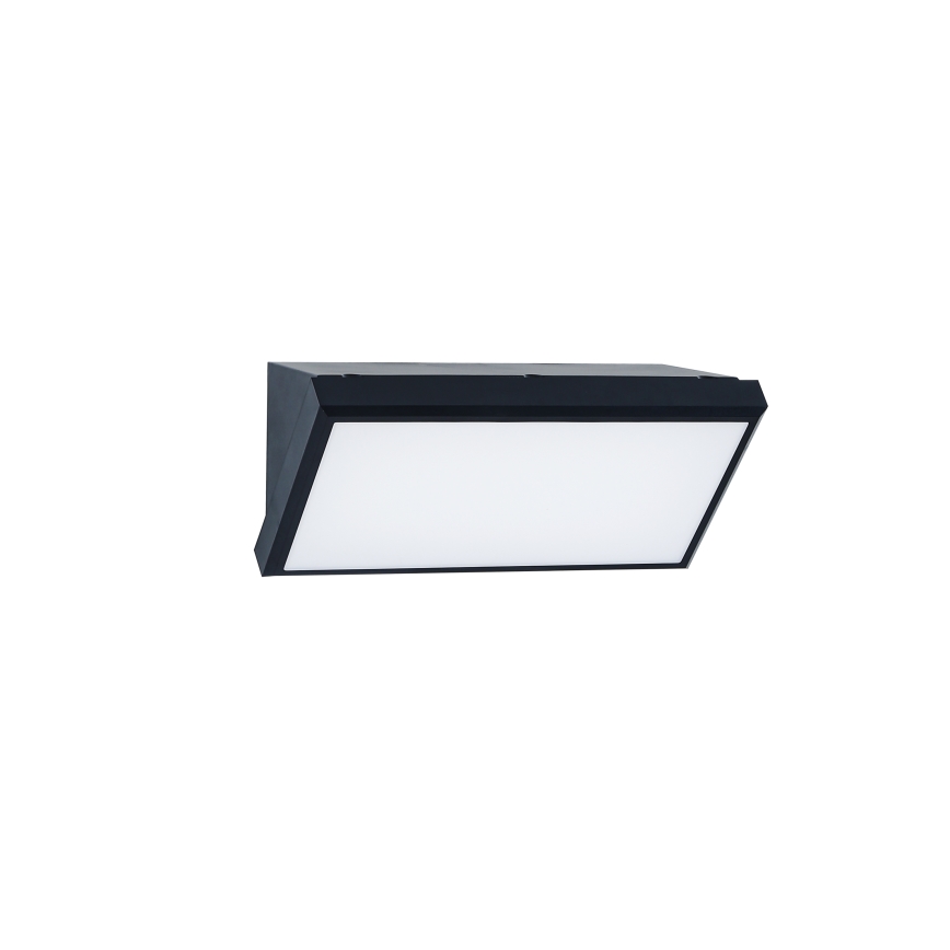 Brilagi - Aplique de pared exterior LED RGBW regulable TRIANGLE 1xE27/15W/230V 2700-6500K IP65 negro