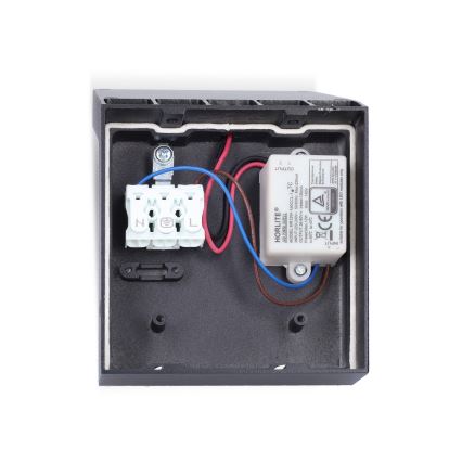 Brilagi - Aplique de pared exterior LED RIANO LED/8W/230V antracita IP65