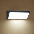 Brilagi - Aplique de pared exterior LED TRIANGLE LED/42W/230V 3000/4000/6500K negro IP65