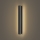 Brilagi - Aplique de pared exterior LINEAR LED/12W/230V 3000K IP65 50 cm negro CRI 90
