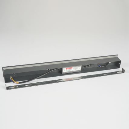 Brilagi - Aplique de pared exterior LINEAR LED/12W/230V 3000K IP65 50 cm antracita