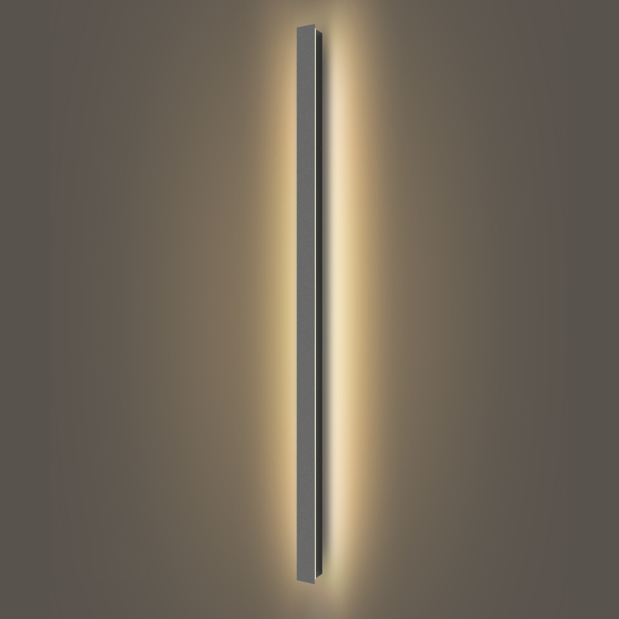 Brilagi - Aplique de pared exterior LINEAR LED/32W/230V 3000K IP65 140 cm antracita