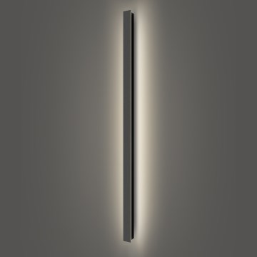 Brilagi - Aplique de pared exterior LINEAR LED/32W/230V 4000K IP65 140 cm negro