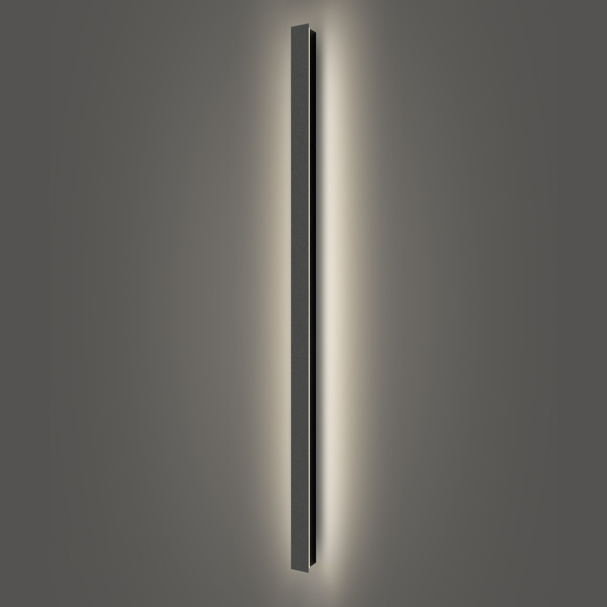 Brilagi - Aplique de pared exterior LINEAR LED/32W/230V 4000K IP65 140 cm negro