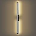 Brilagi - Aplique de pared exterior LINEO LED/24W/230V 3000K IP65 100 cm negro