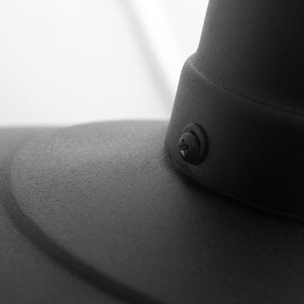 Brilagi - Aplique de pared exterior MOLDE 1xE27/60W/230V IP44 negro