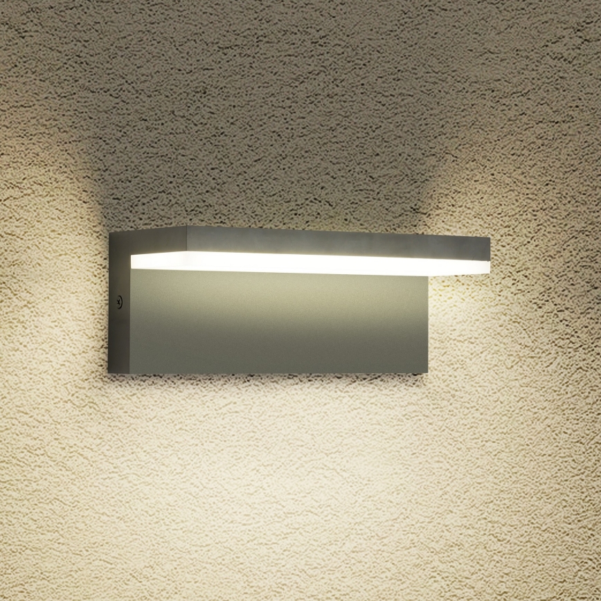 Brilagi - Aplique de pared exterior TESSI LED/10W/230V antracita IP54