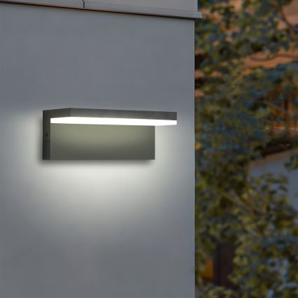 Brilagi - Aplique de pared exterior TESSI LED/10W/230V antracita IP54