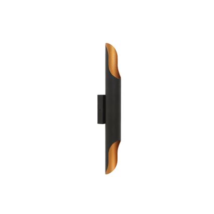 Brilagi - Aplique de pared KALMAR 2xE27/40W/230V negro/bronce
