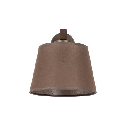 Brilagi - Aplique de pared LATTE 1xE27/60W/230V pino/marrón