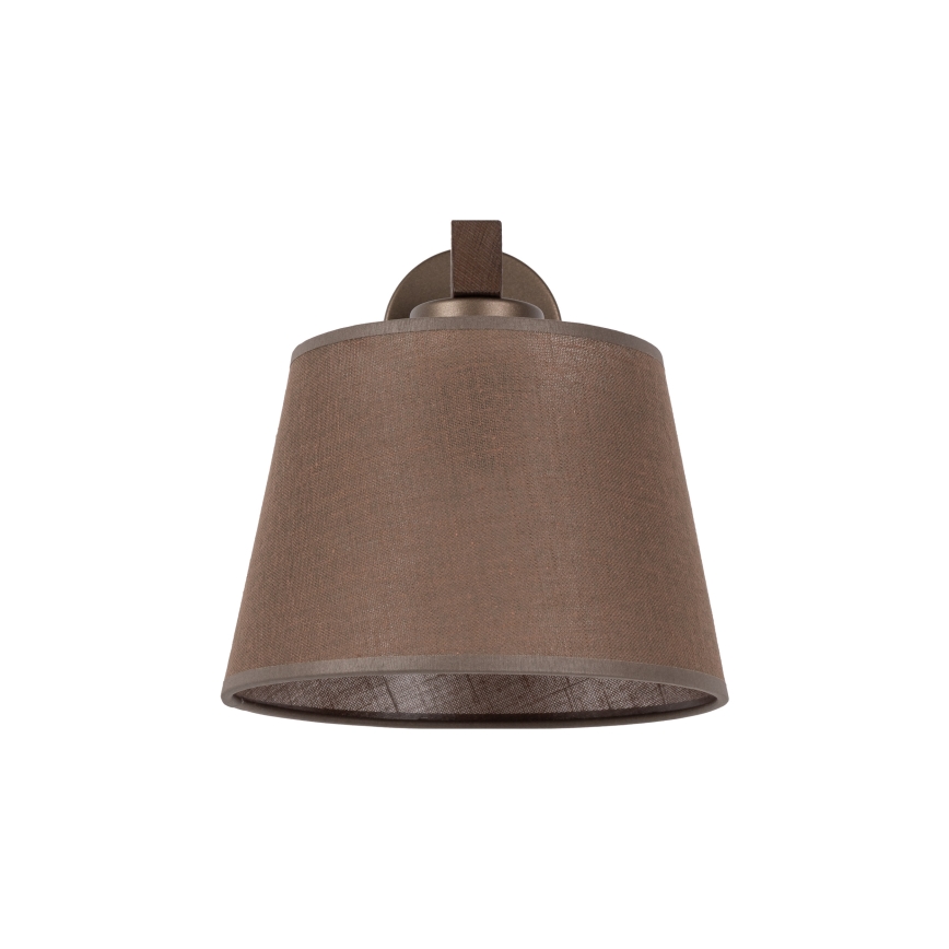 Brilagi - Aplique de pared LATTE 1xE27/60W/230V pino/marrón