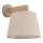 Brilagi - Aplique de pared LATTE SABIA 1xE27/60W/230V pino/beige