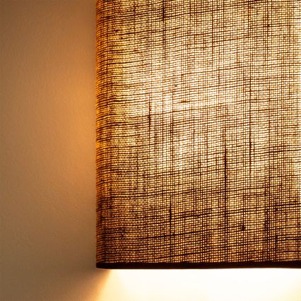 Brilagi - Aplique de pared LED BOHO STYLE 1xE27/15W/230V marrón