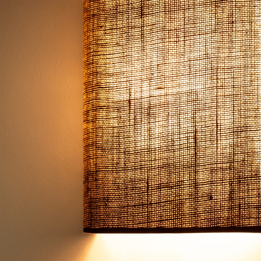 Brilagi - Aplique de pared LED BOHO STYLE 1xE27/15W/230V marrón