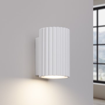 Brilagi - Aplique de pared LED CRESTO 1xGU10/10W/230V 10 cm blanco
