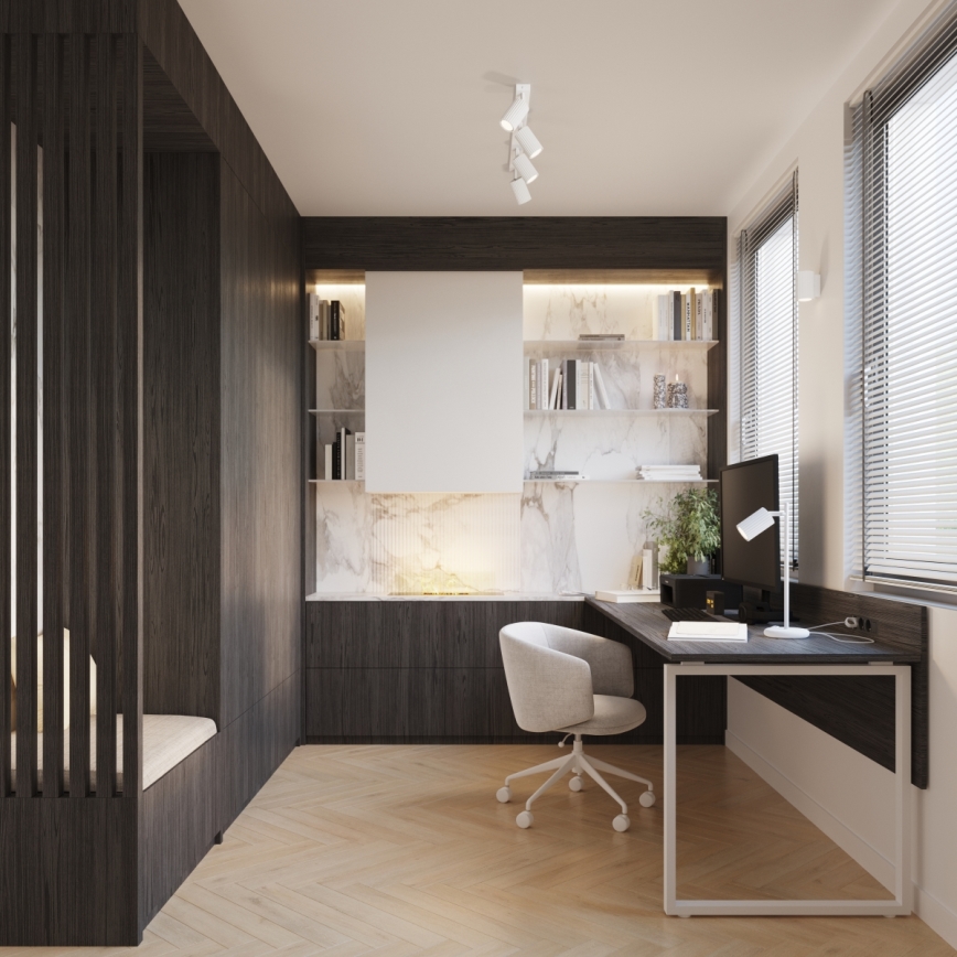 Brilagi - Aplique de pared LED CRESTO 1xGU10/10W/230V 10 cm blanco