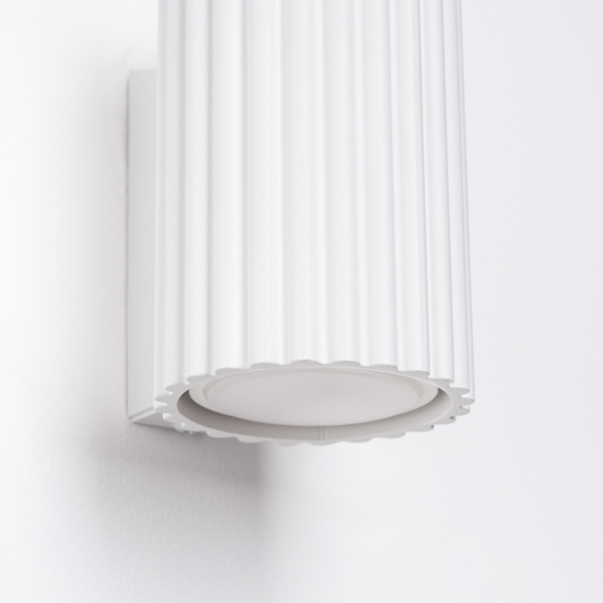 Brilagi - Aplique de pared LED CRESTO 1xGU10/10W/230V 10 cm blanco