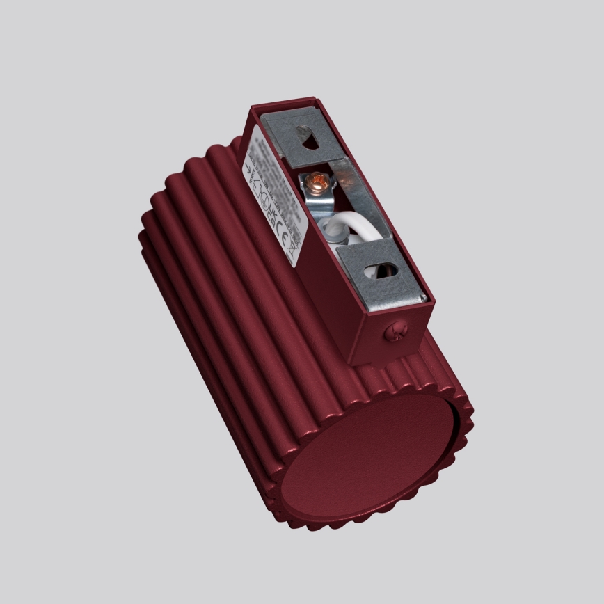 Brilagi - Aplique de pared LED CRESTO 1xGU10/10W/230V 10 cm burdeos