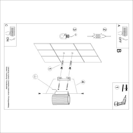 Brilagi - Aplique de pared LED CRESTO 1xGU10/10W/230V 10 cm burdeos