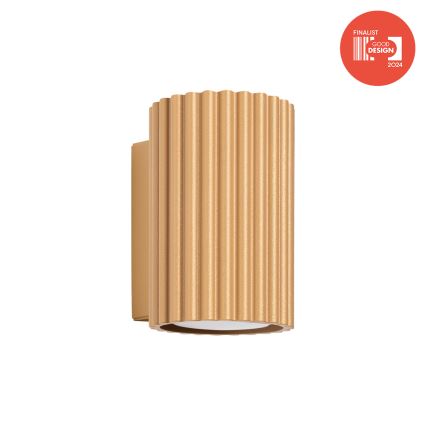 Brilagi - Aplique de pared LED CRESTO 1xGU10/10W/230V 10 cm dorado