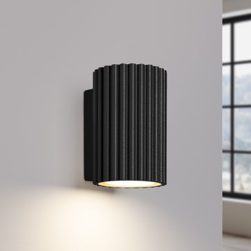 Brilagi - Aplique de pared LED CRESTO 1xGU10/10W/230V 10 cm negro