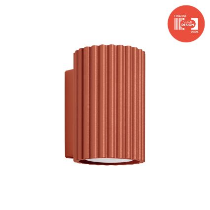 Brilagi - Aplique de pared LED CRESTO 1xGU10/10W/230V 10 cm rojo