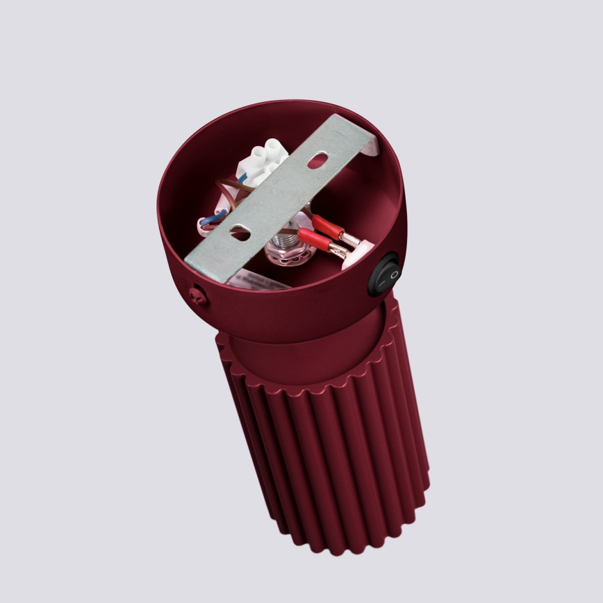 Brilagi - Aplique de pared LED CRESTO 1xGU10/10W/230V burdeos