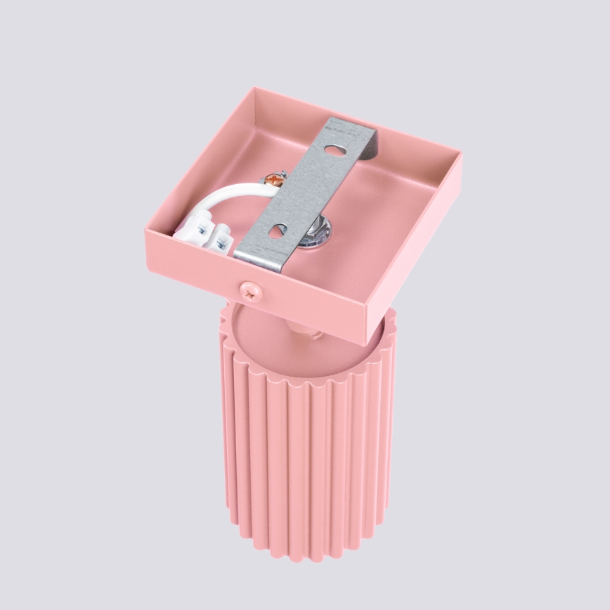 Brilagi - Aplique de pared LED CRESTO 1xGU10/10W/230V rosa