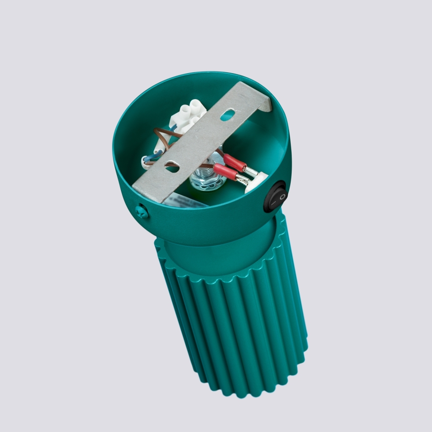 Brilagi - Aplique de pared LED CRESTO 1xGU10/10W/230V turquesa