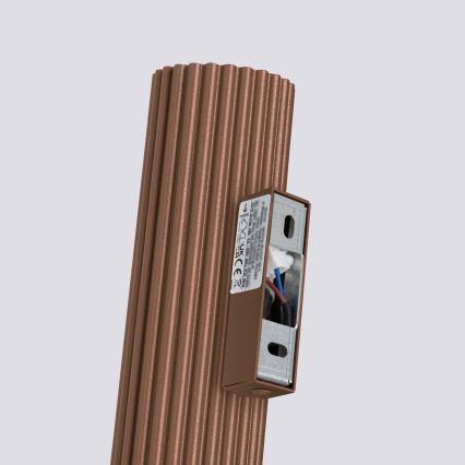 Brilagi - Aplique de pared LED CRESTO 2x GU10/10W/230V, 20 cm, marrón